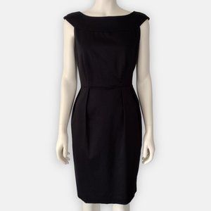 Julian Taylor Retro 1950s Black Bombshell Pinup Sheath Dress